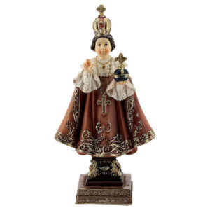Statua Bambino Praga resina 11 cm