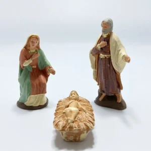 Natività 6,5 cm Pastori in Terracotta
