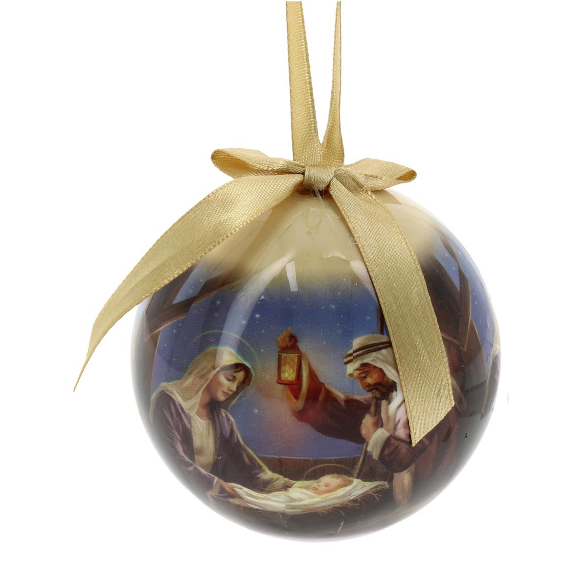 Pallina di Natale con Natività - immagine 2
