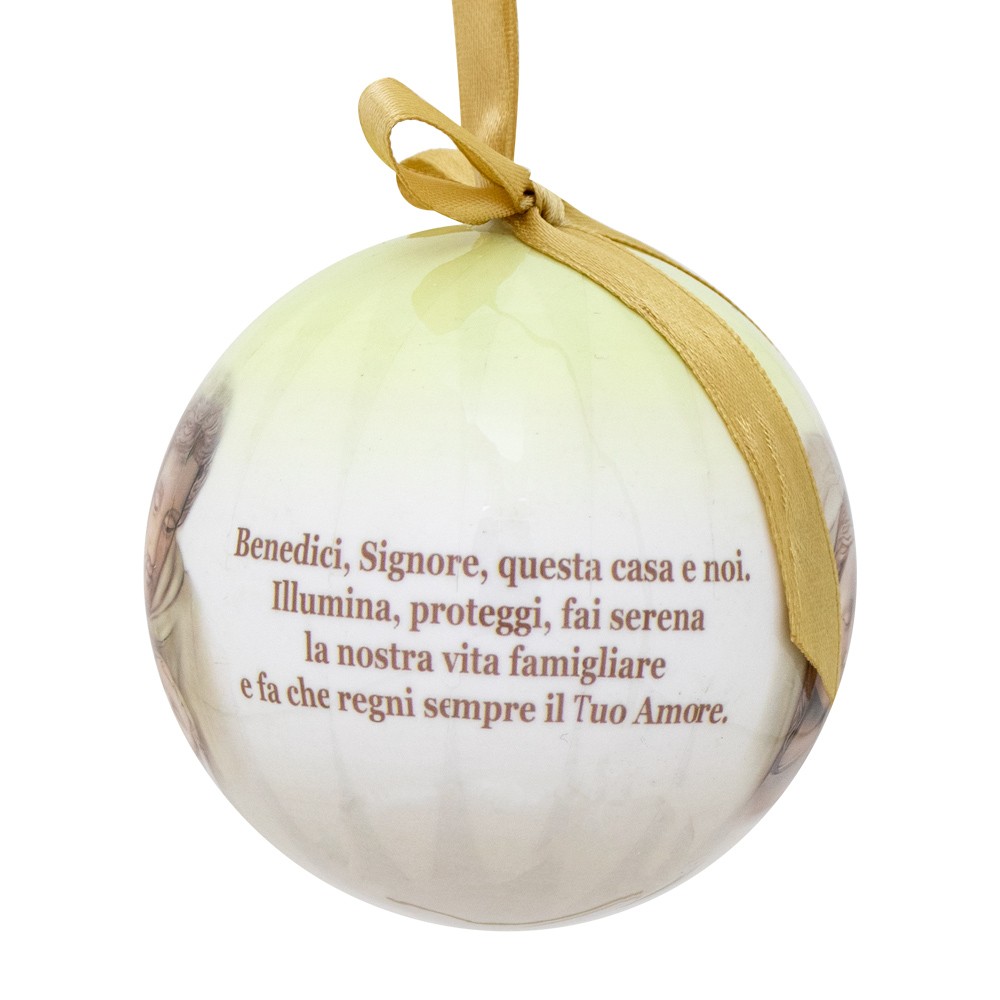 Pallina Natalizia con Sacra Famiglia - immagine 2