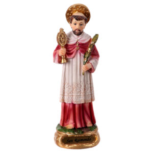 Statua San Raimondo in resina 12 cm