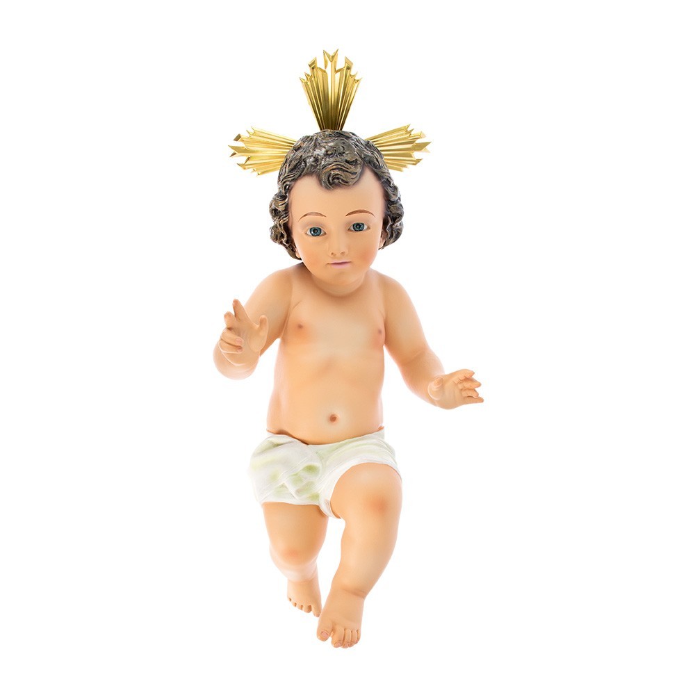 Gesù Bambino Spagnolo in gesso 40 cm - immagine 2