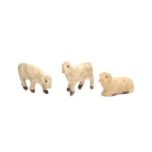Pecorelle 3 cm Animali Terracotta