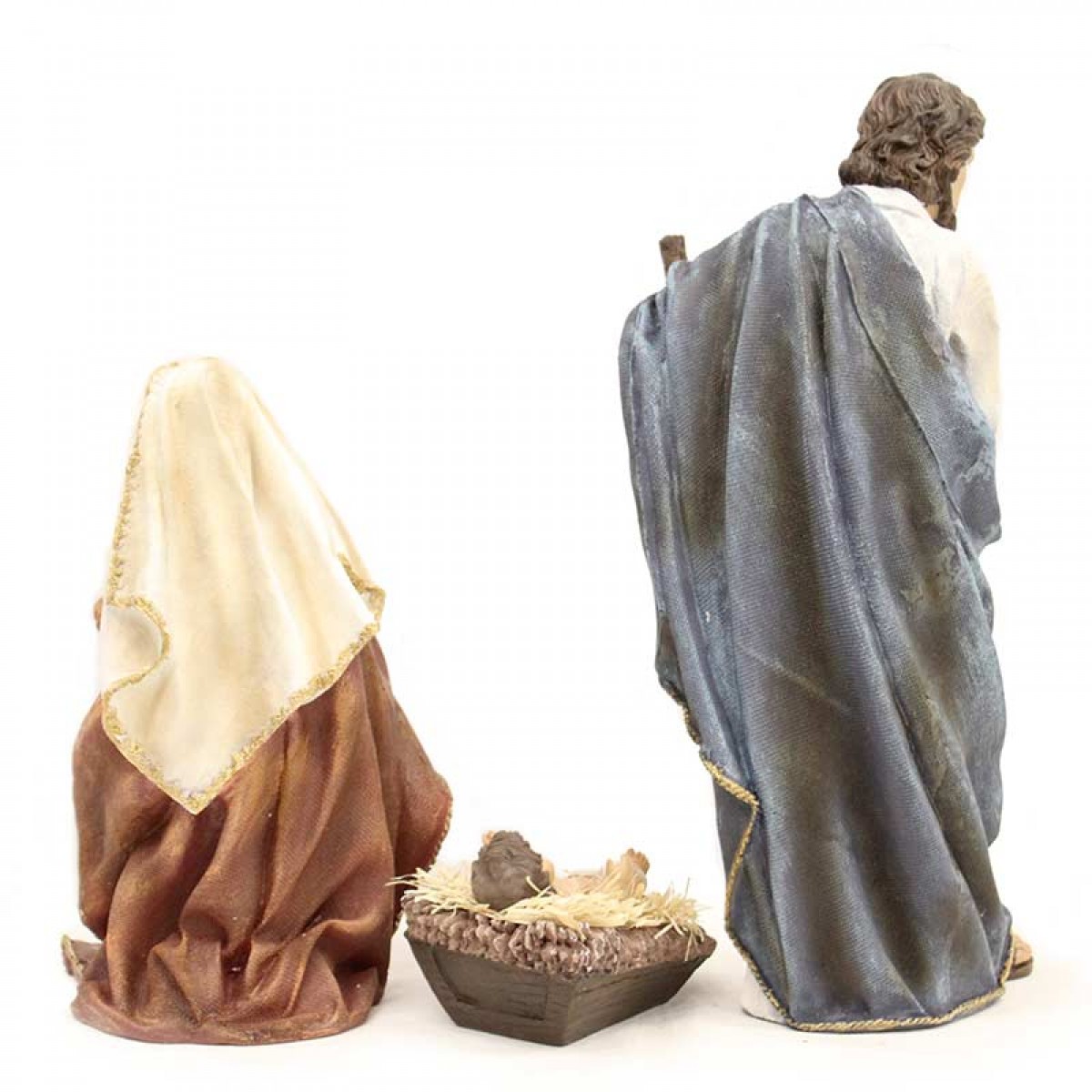 Natività in resina colorata 44 cm 5 pezzi - immagine 2