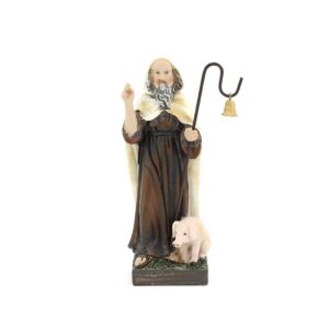 Statua Sant'Antonio Abate in resina 12 cm