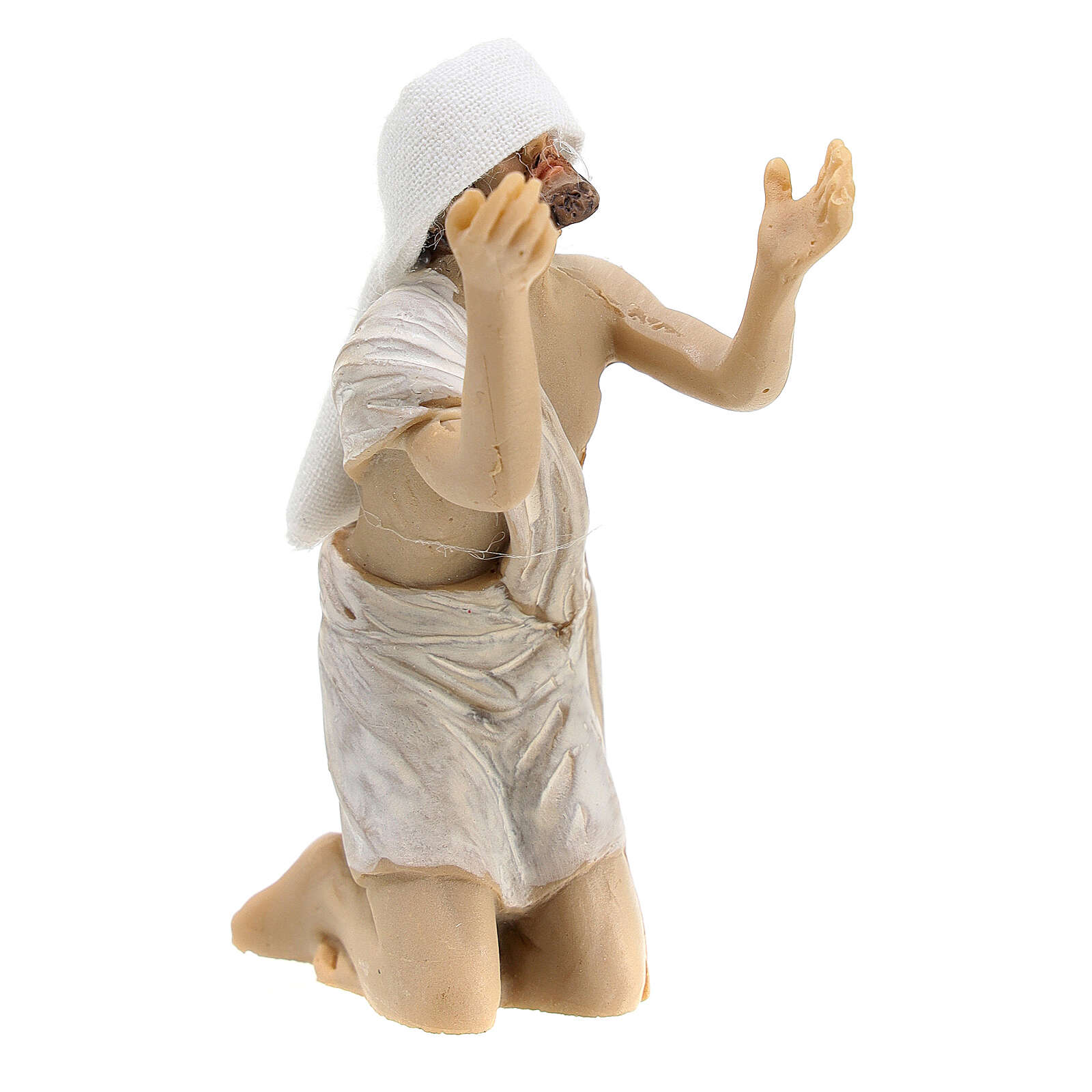 Miracolo guarigione del cieco Gesù statue 9 cm - immagine 2