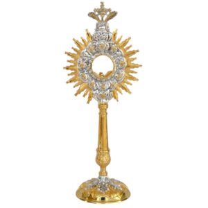 Ostensorio Barocco Argento e Oro 50 cm