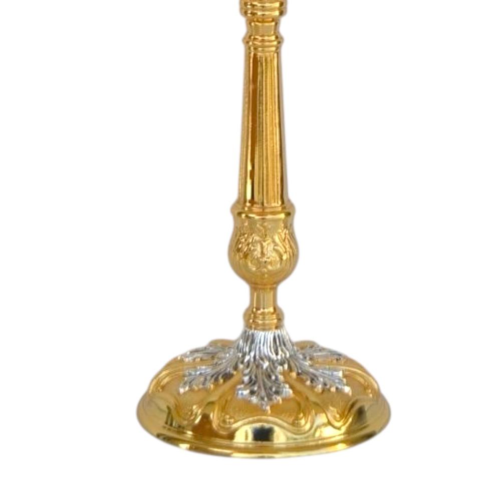 Ostensorio Barocco Argento e Oro 50 cm - immagine 2