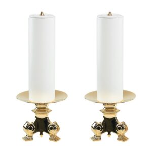 Candelieri per Altare con candele 8x25 cm