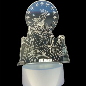 Lampada Notturna Madonna di Pompei LED 3D