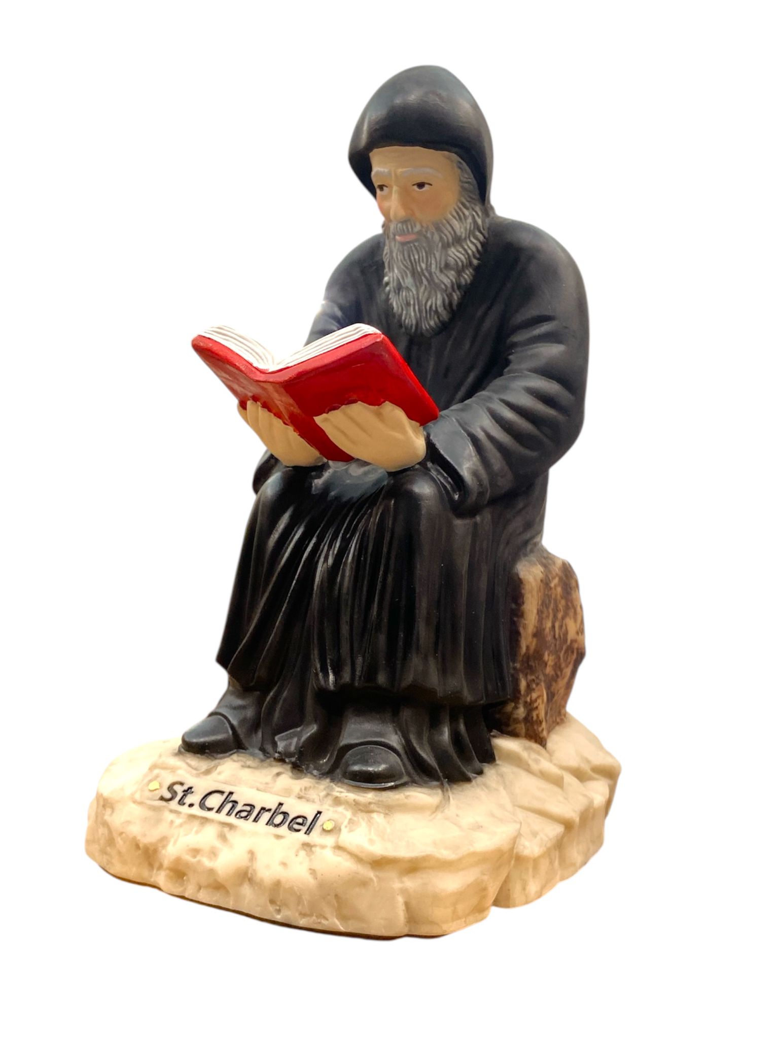 San Charbel in Preghiera 15 cm Statua in Resina