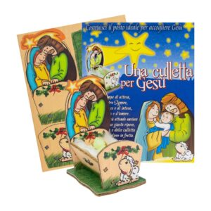 Culletta Legno Componibile con Gesù Bambino