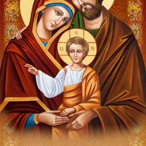 Cartoncino con Sacra Famiglia 100 pz Benedizione della Famiglia
