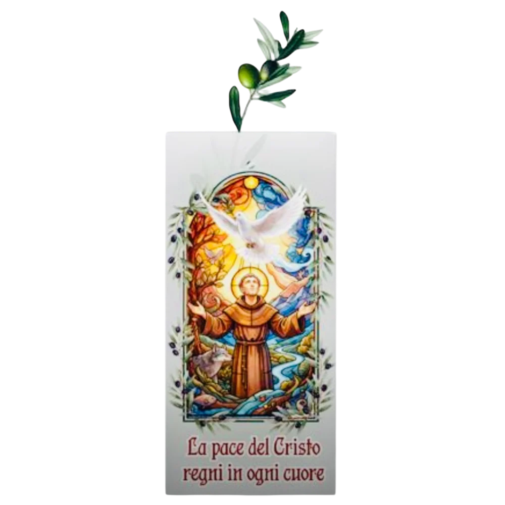 Bustina Domenica delle Palme San Francesco 11×23 cm 200 Pz
